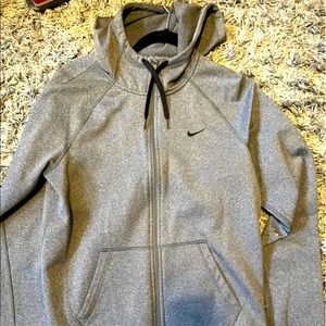 Nike grey therma fit hoodie